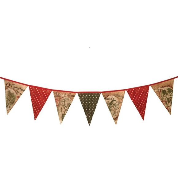Bethany Lowe Christmas Pennant Garland - Picture 1 of 6